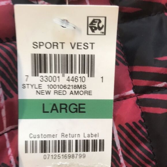 Karen Scott Charlie Plaid Vest women’s size large - Picture 5 of 5